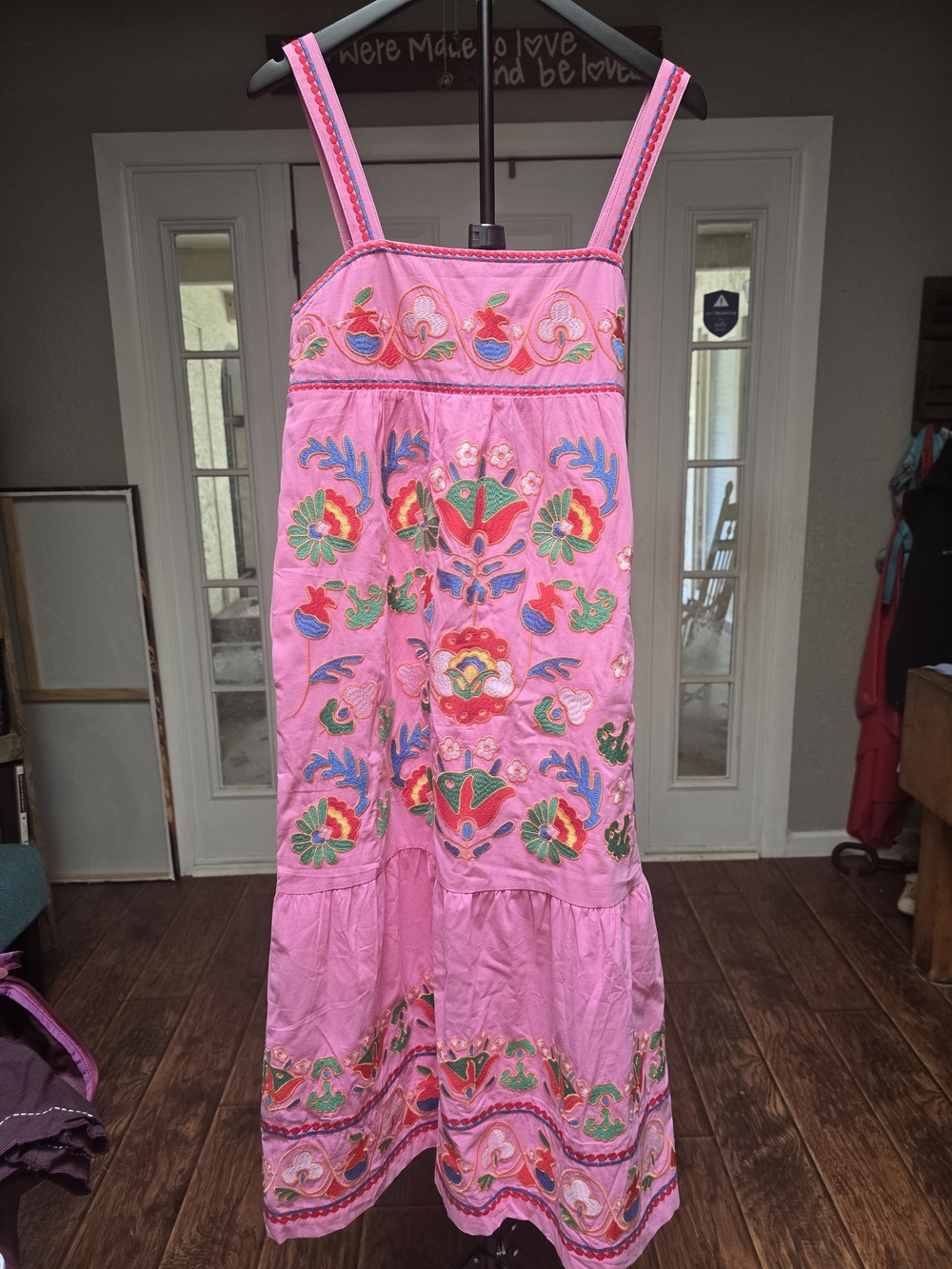 J. Marie Embroidered Maxi Dress